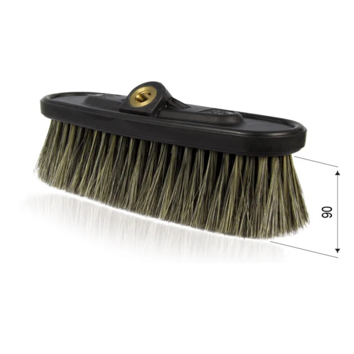 Monobloc brush with long bristles 9cm F1/4" 0815011