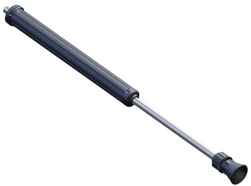 Predlžovacia tyč R5 500mm sst+nzl/hld+prot dĺžka 600, závit 40.5600.05