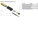 PA senzor snímača prietoku FL7 MS 3A + 1250 mm kábel 28.0518.23