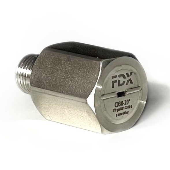 Rozsdamentes acél fúvóka MPX-CW C040-20° R1/8''